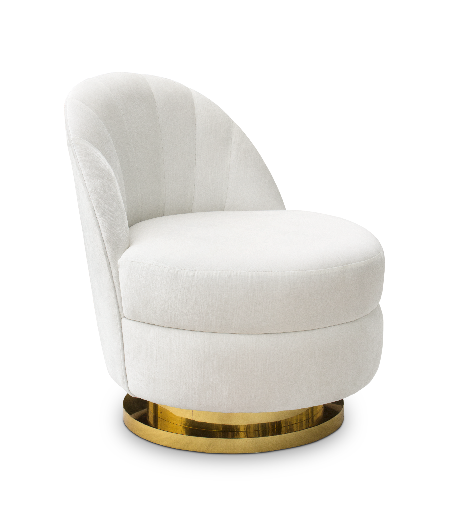 Gavin White Single Sofa