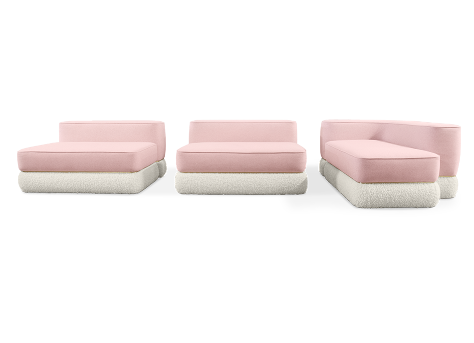 Keaton Pink Sofa