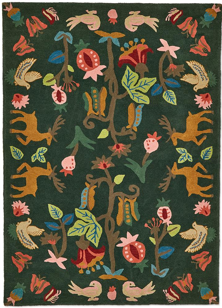 Forest of Dean Forest Gr 146907 Rug ☞ Size: 140 x 200 cm