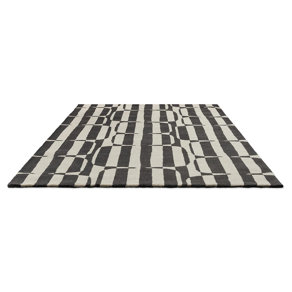Lohko Stripe Charcoal Rug