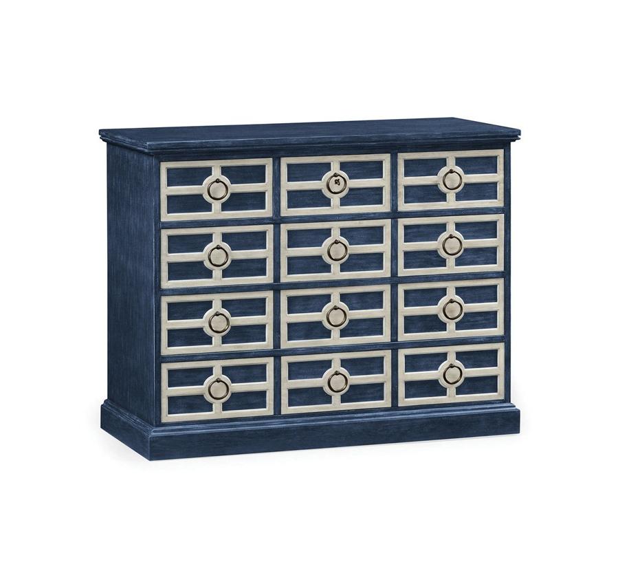 Midmoor Chest of Drawers Blue Painted