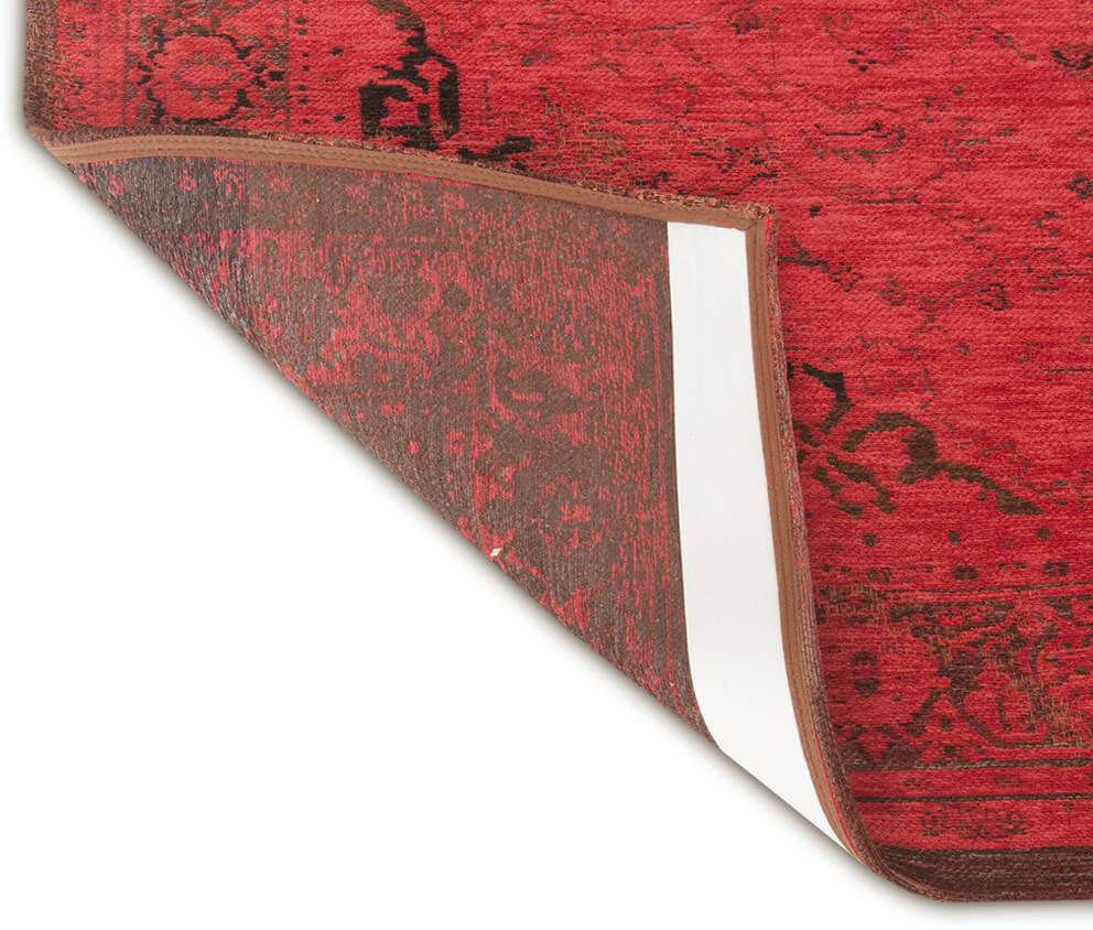 Heriz Antique Scarlet Rug ☞ Size: 60 x 90 cm