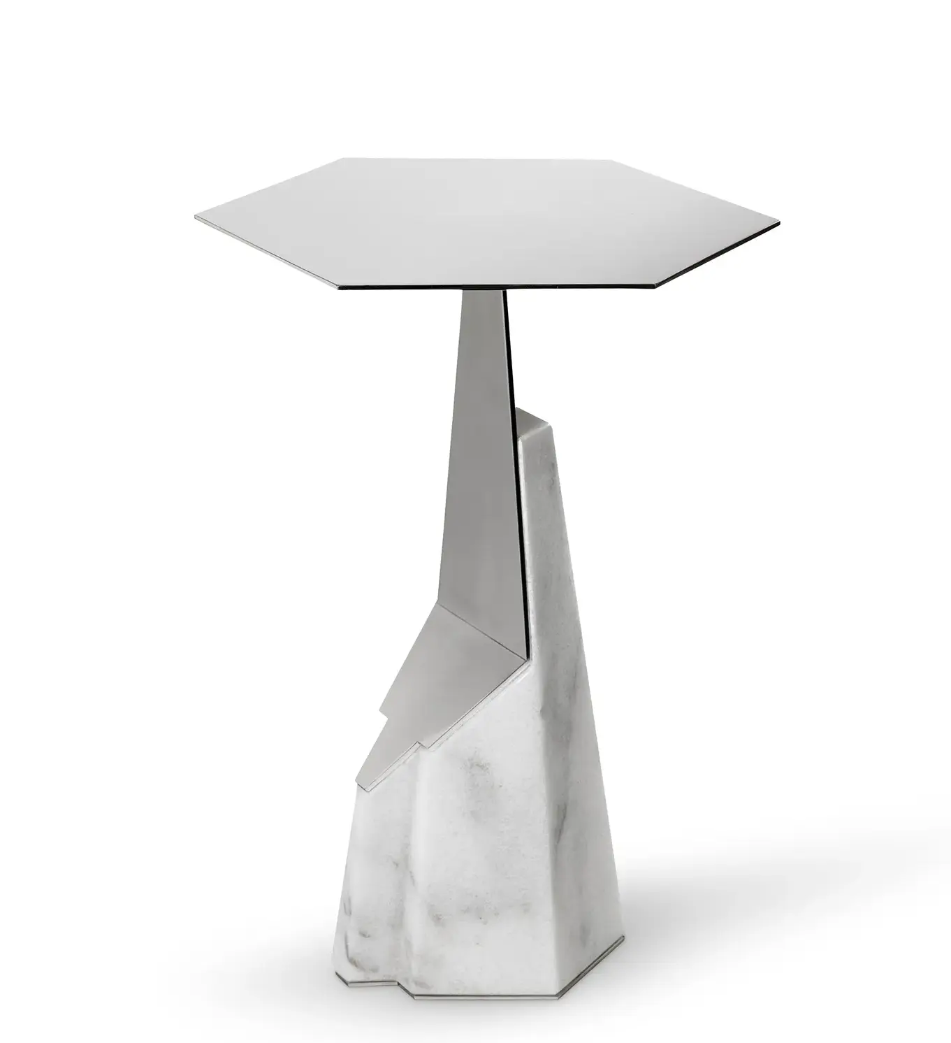 Aura Grey Side Table