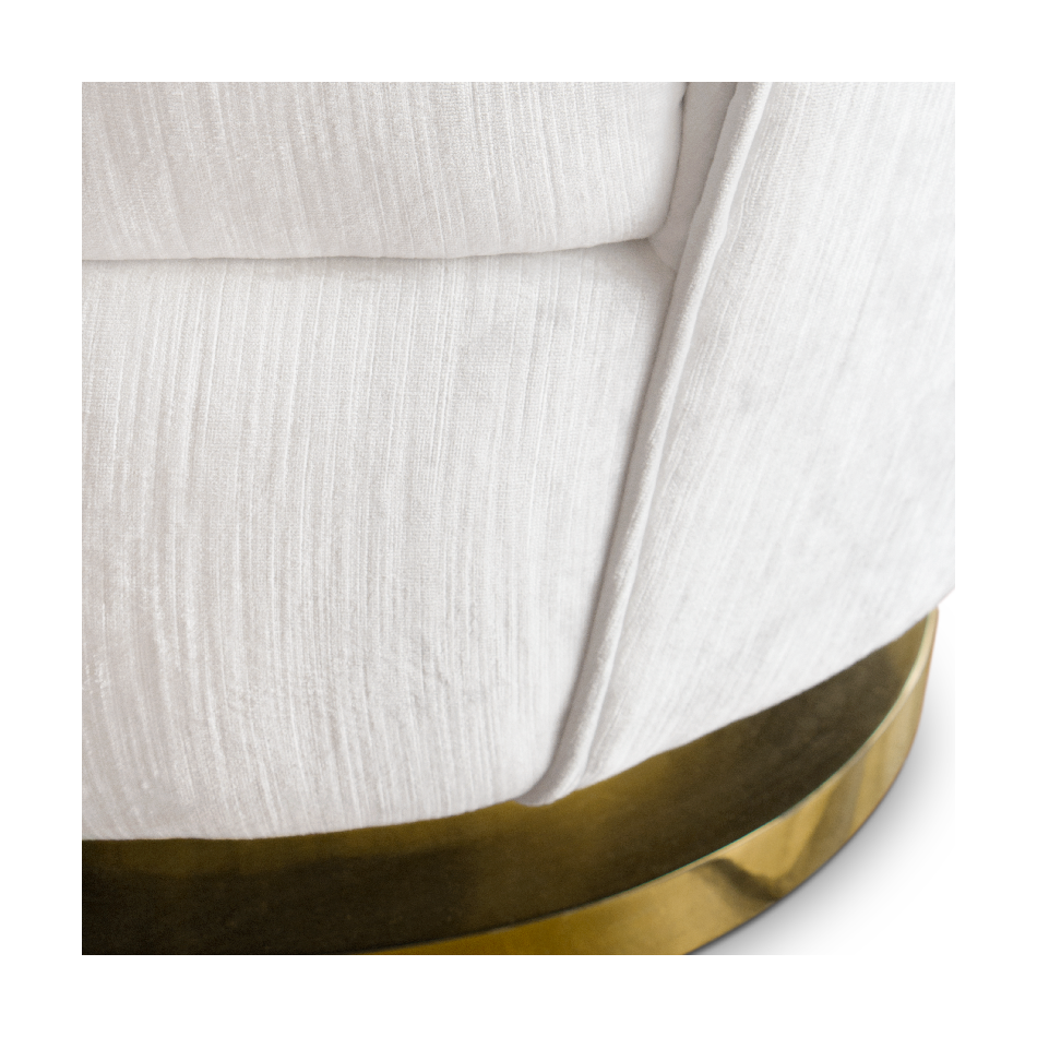 Gavin White Single Sofa