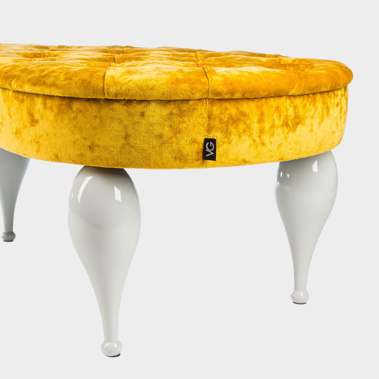 Carlos Mustard Yellow Bench