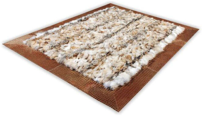 Coyote Croco 890 Fur Rug