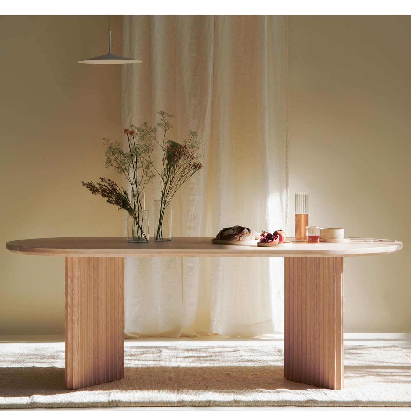 Basalto Bespoke Naturale Ash Table Made in Italy
