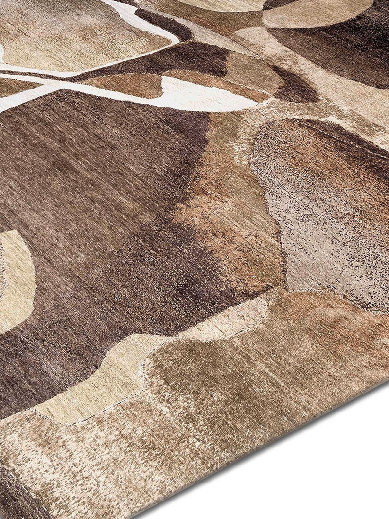 Chocolate Luxury Hand-Knotted Rug