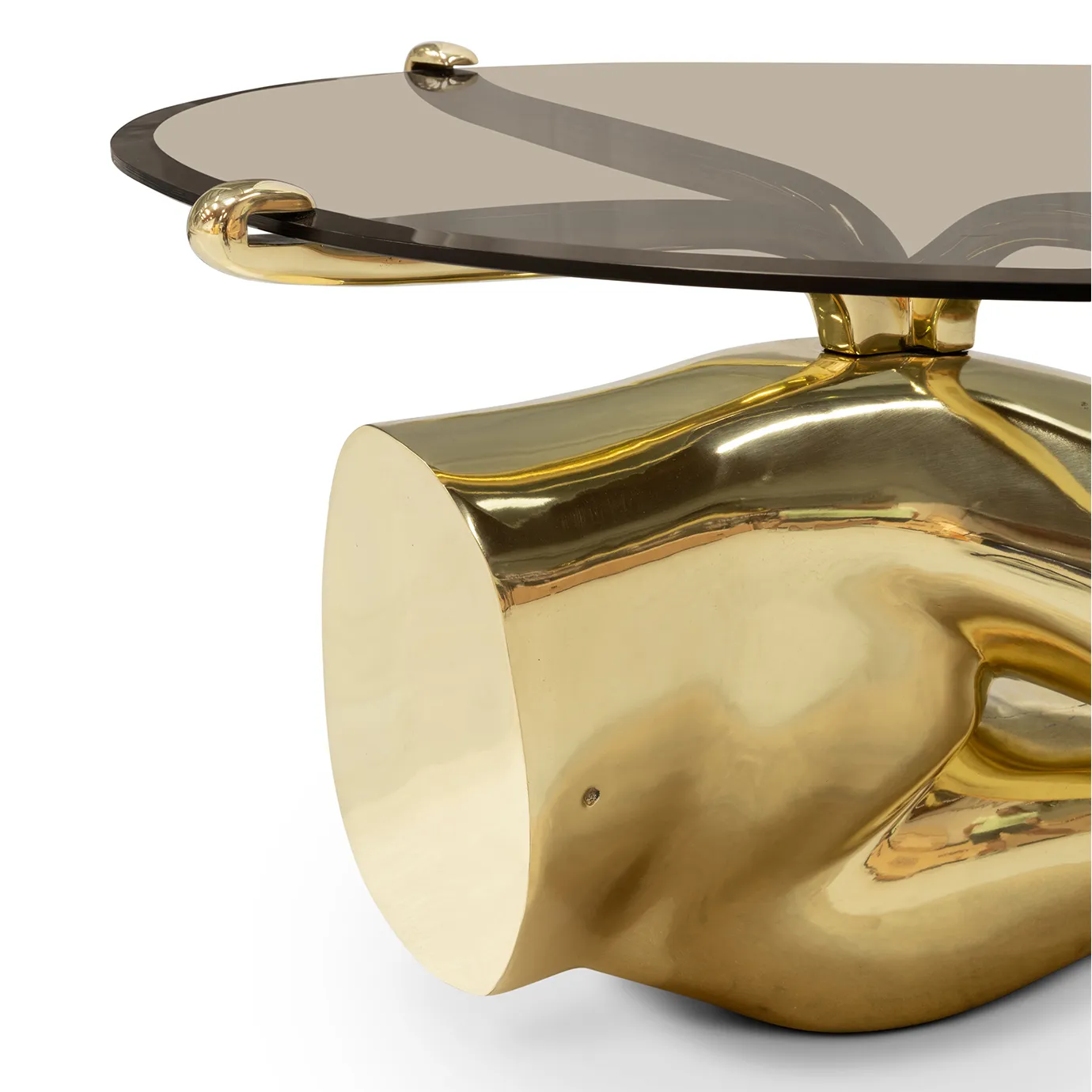 Tavo Polished Brass Coffee Table Tavo Polished Brass Coffee Table
