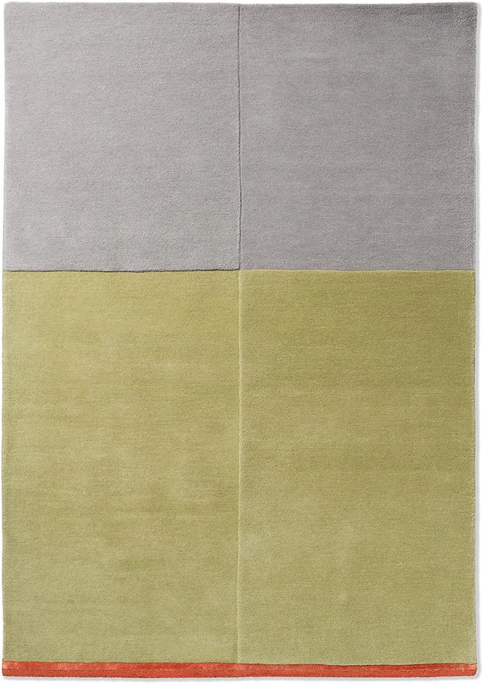 Decor State Soft Green Designer Rug ☞ Size: 160 x 230 cm