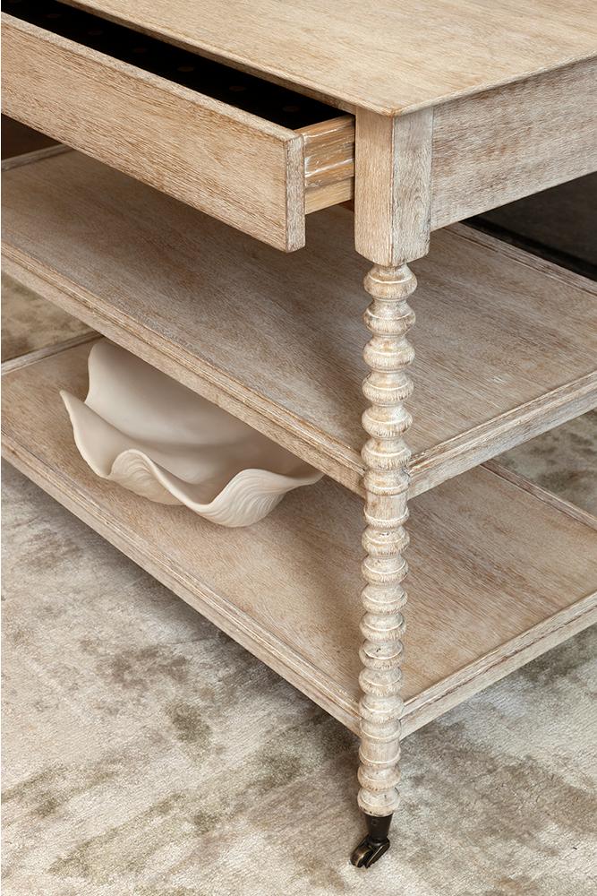 Tormarton End Table Washed Acacia