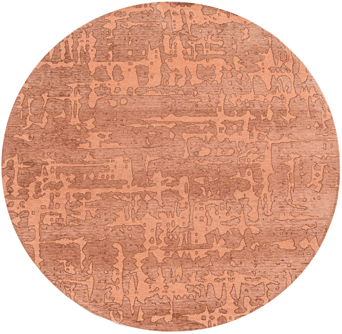 Za Copper 9199 Round Rug