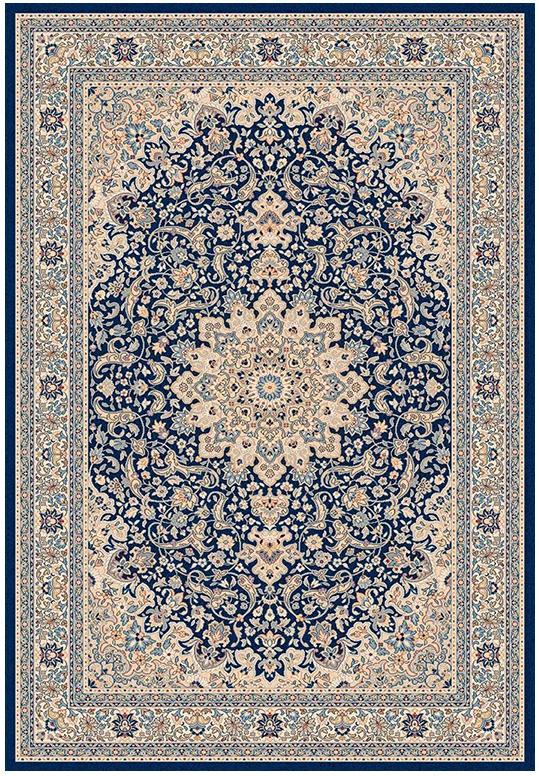 Oriental Blue Machine Woven Rug ☞ Size: 80 x 150 cm
