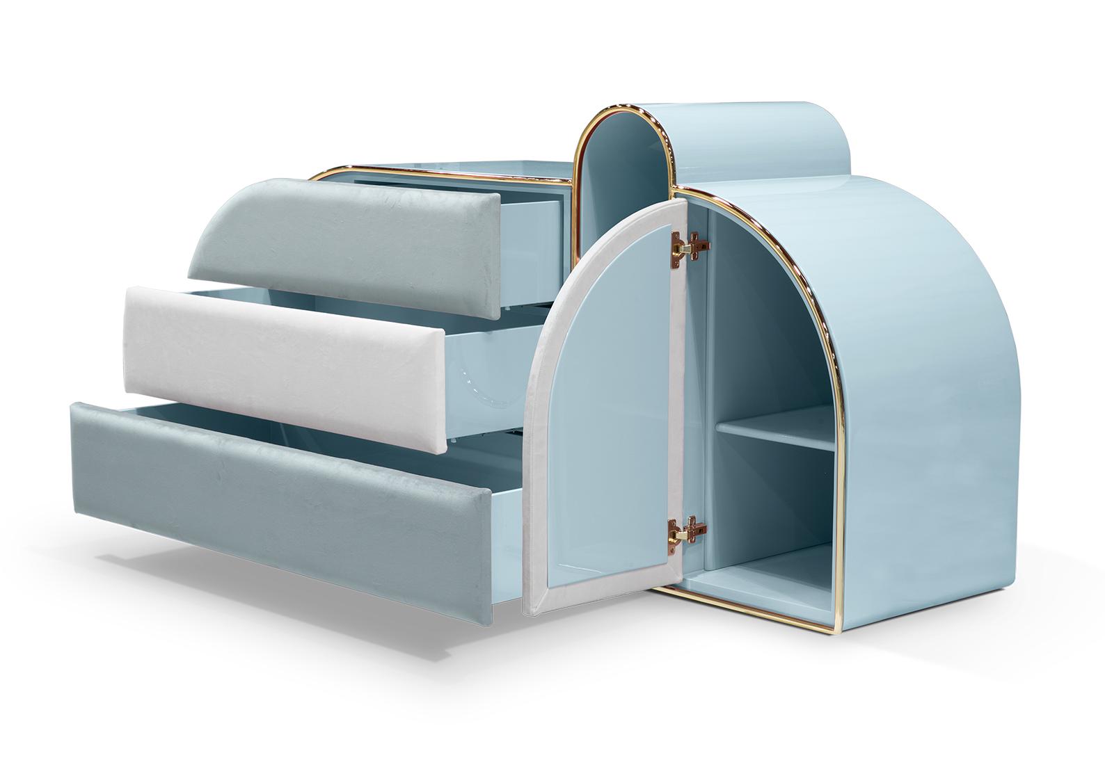 Candy Coated Triple Chest of Drawers