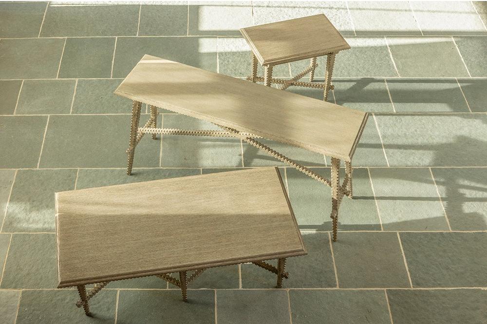 Stratford End Table Greyed Oak