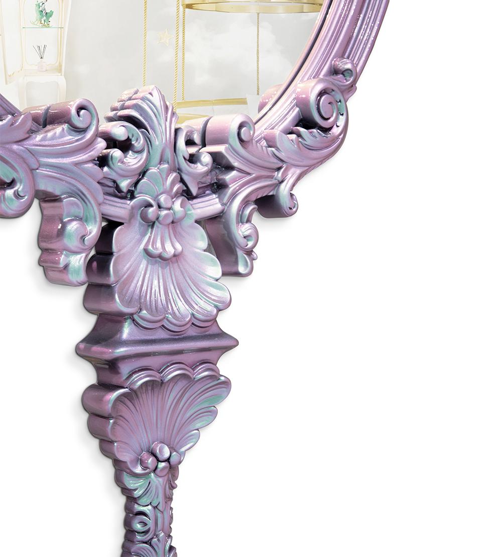 Mystic Pink Wall Mirror