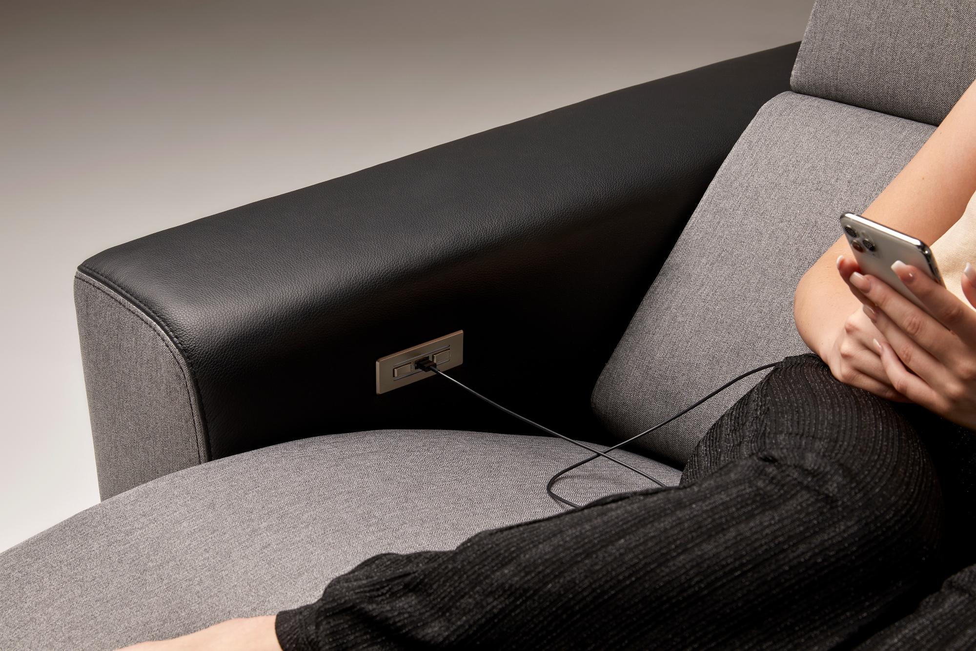 Atlanta 3-Seater Reclining Sofa - 5