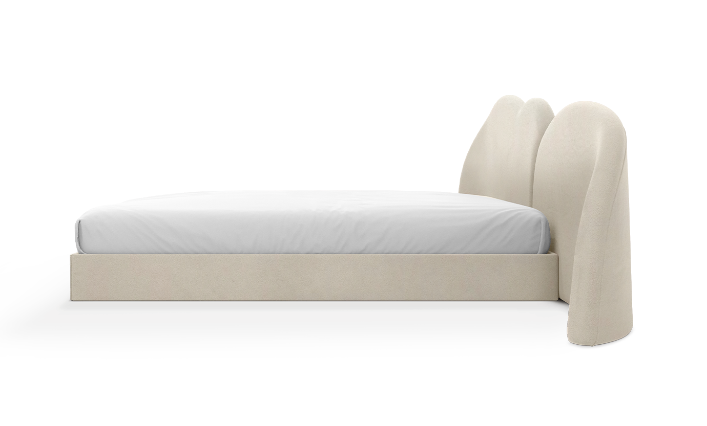 Fluffy Sky 2 Beige Children's Bed