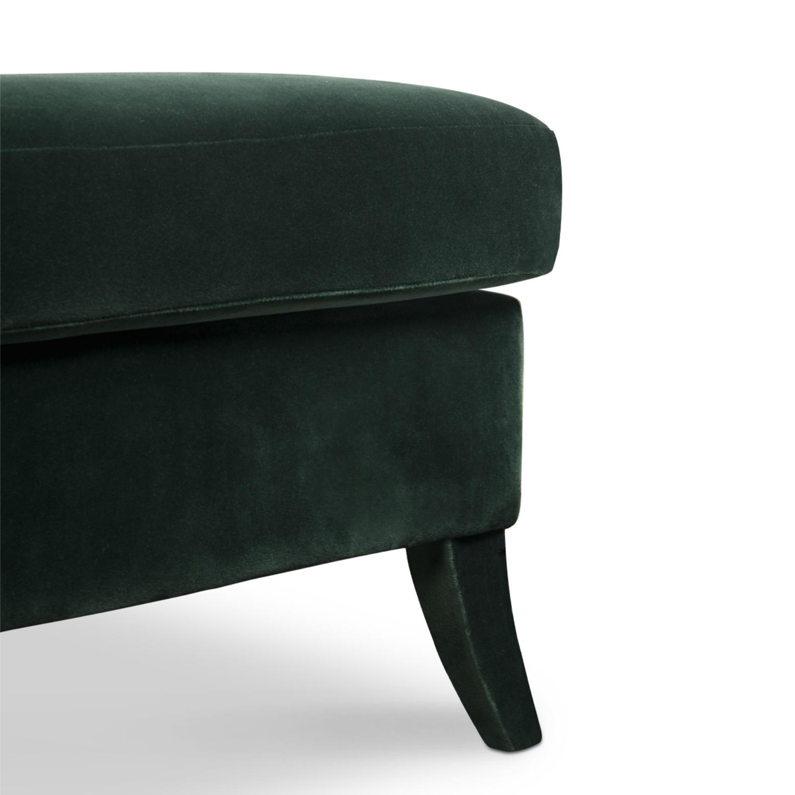 Plush Velvet Chaise Longue