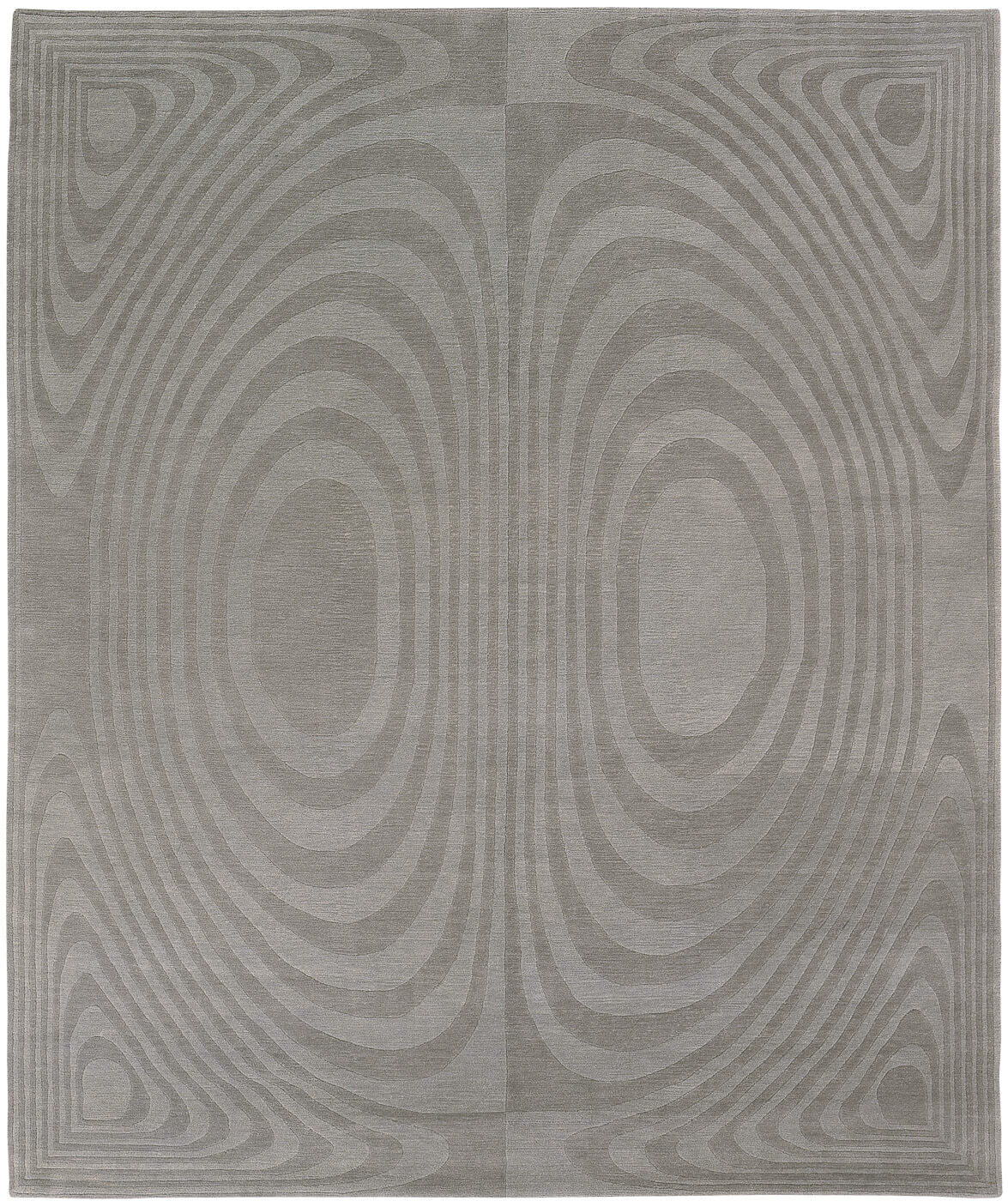 Op Art Grey Rug | Size: 300 x 400 cm