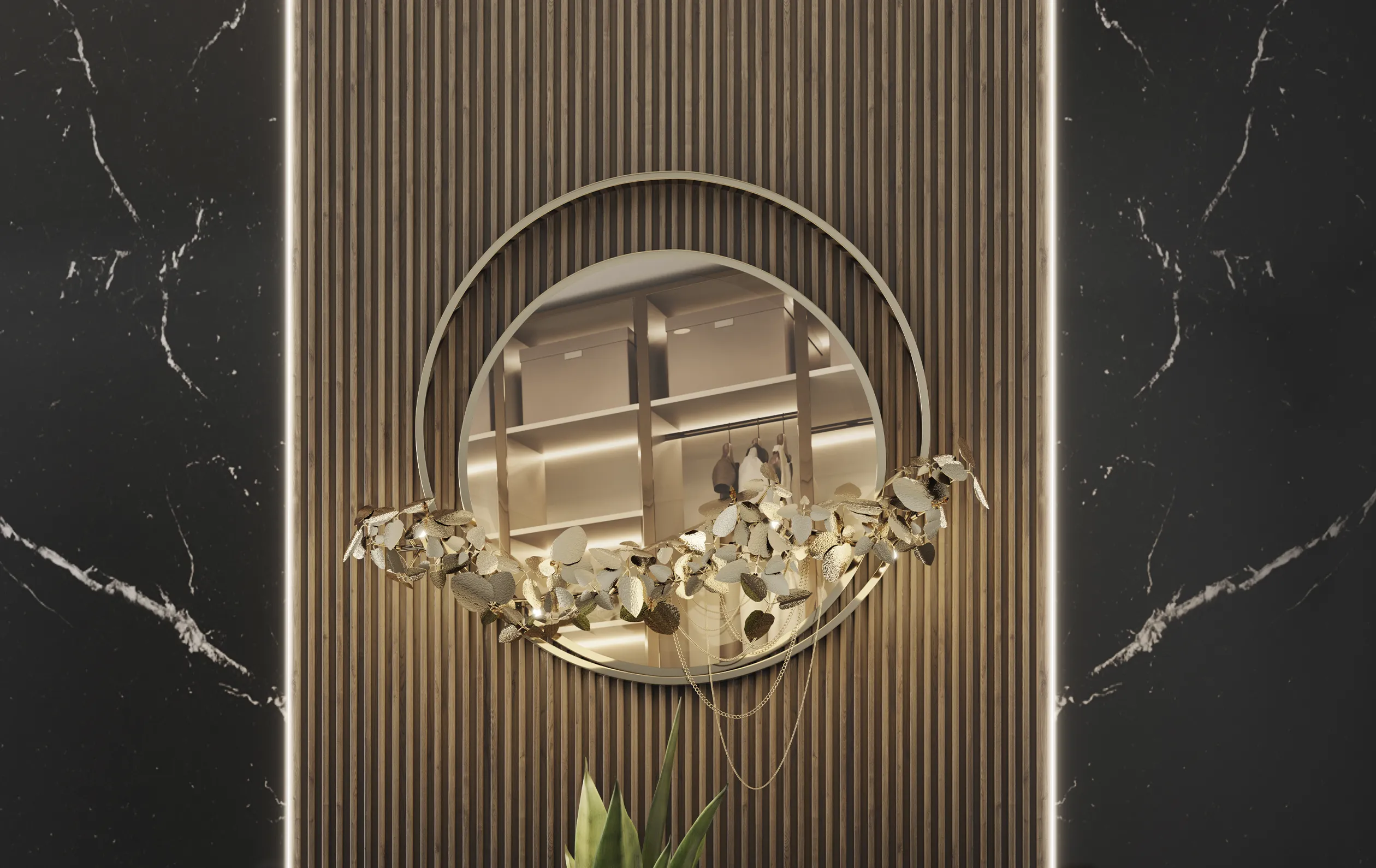 Kingly II Wall Light Mirror - 4