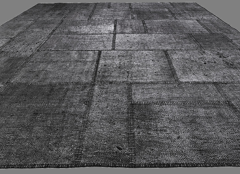 Milano Lurex Black Silver Rug | Size: 170 x 240 cm