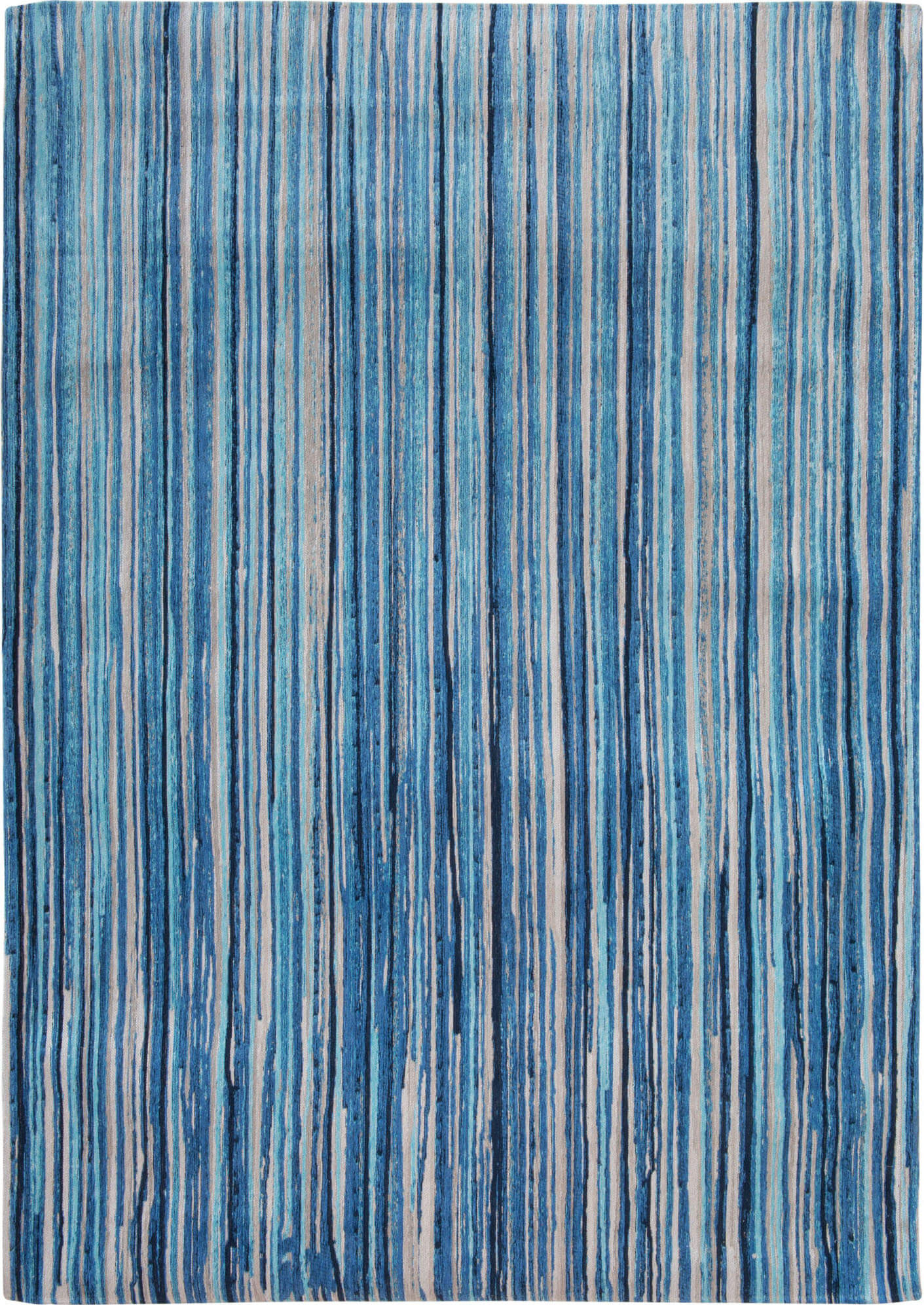 Blue Stripes Rug ☞ Size: 280 x 360 cm