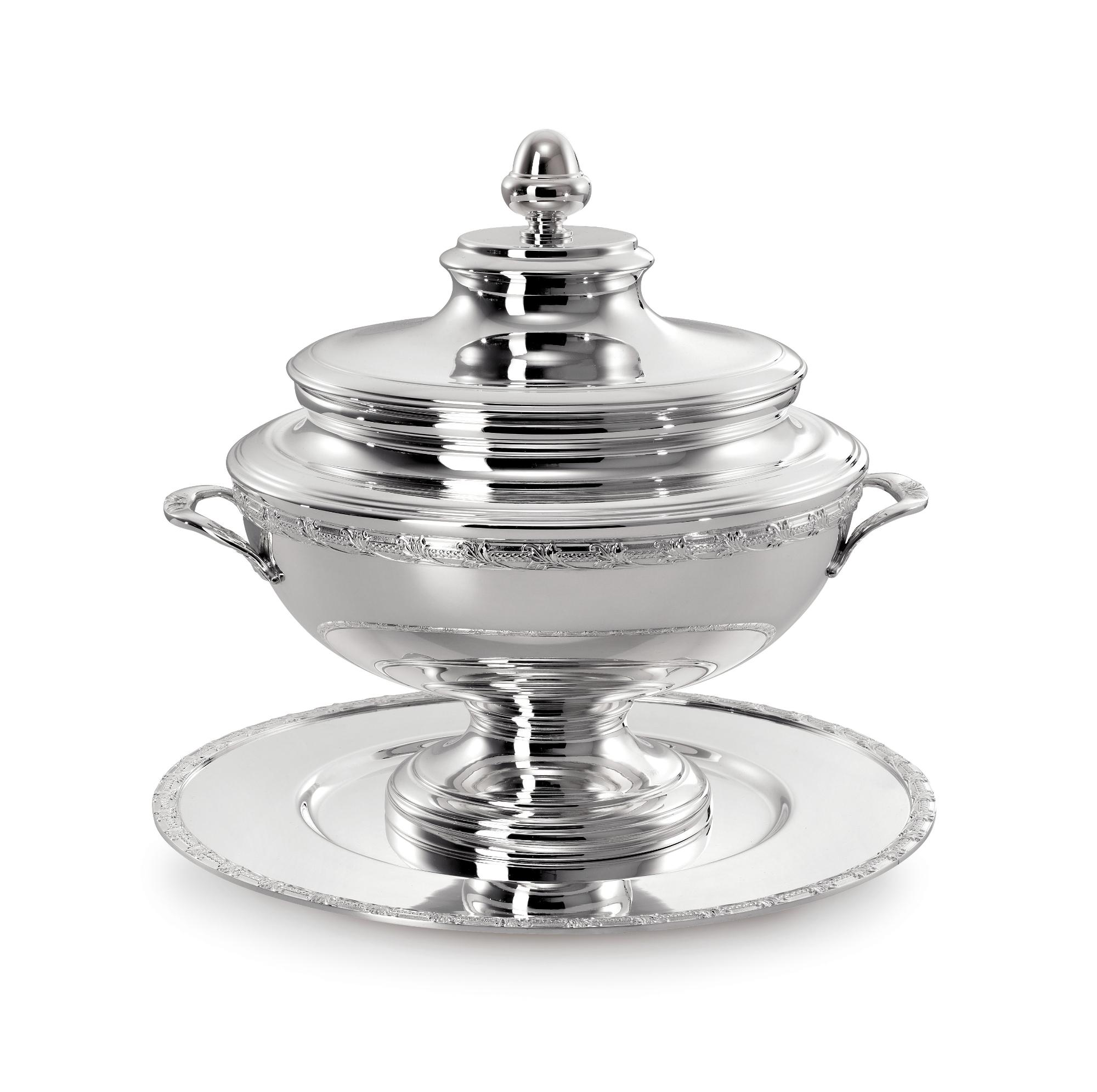 Royal Silver Soup Tureen with Lid