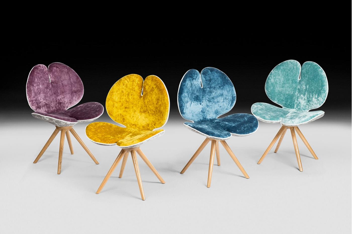 Pansè Yellow Finish Chair