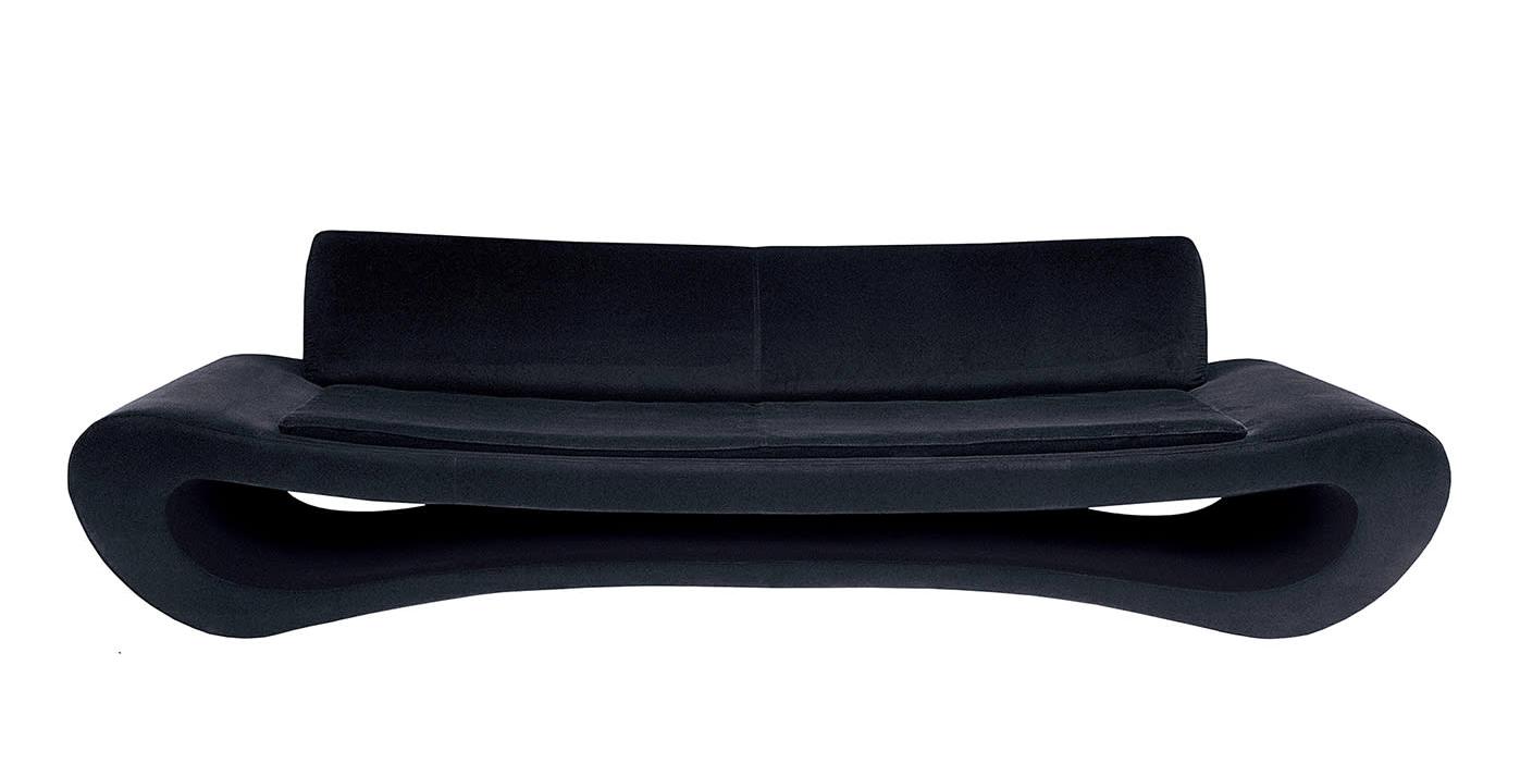 Lips Edition Black Sofa