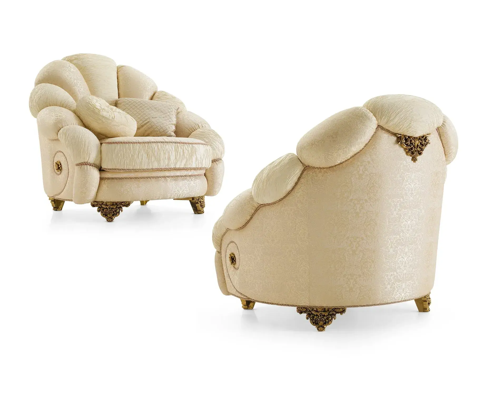 Artisan Italian Fabric Armchair