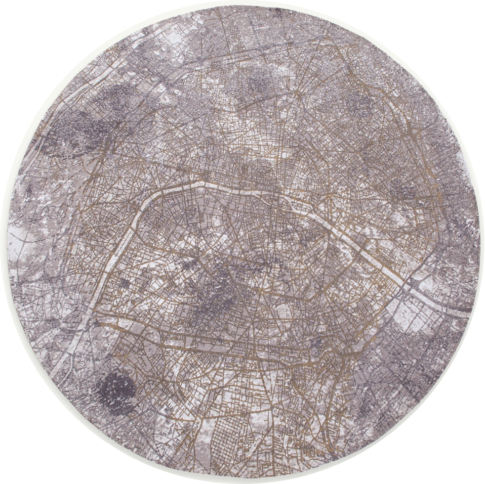 Space Trip 9322 Round Rug