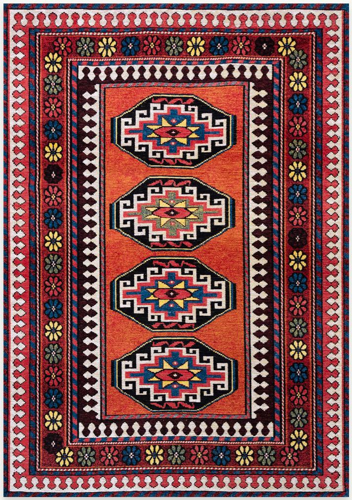 Red Mix 9844 Rug