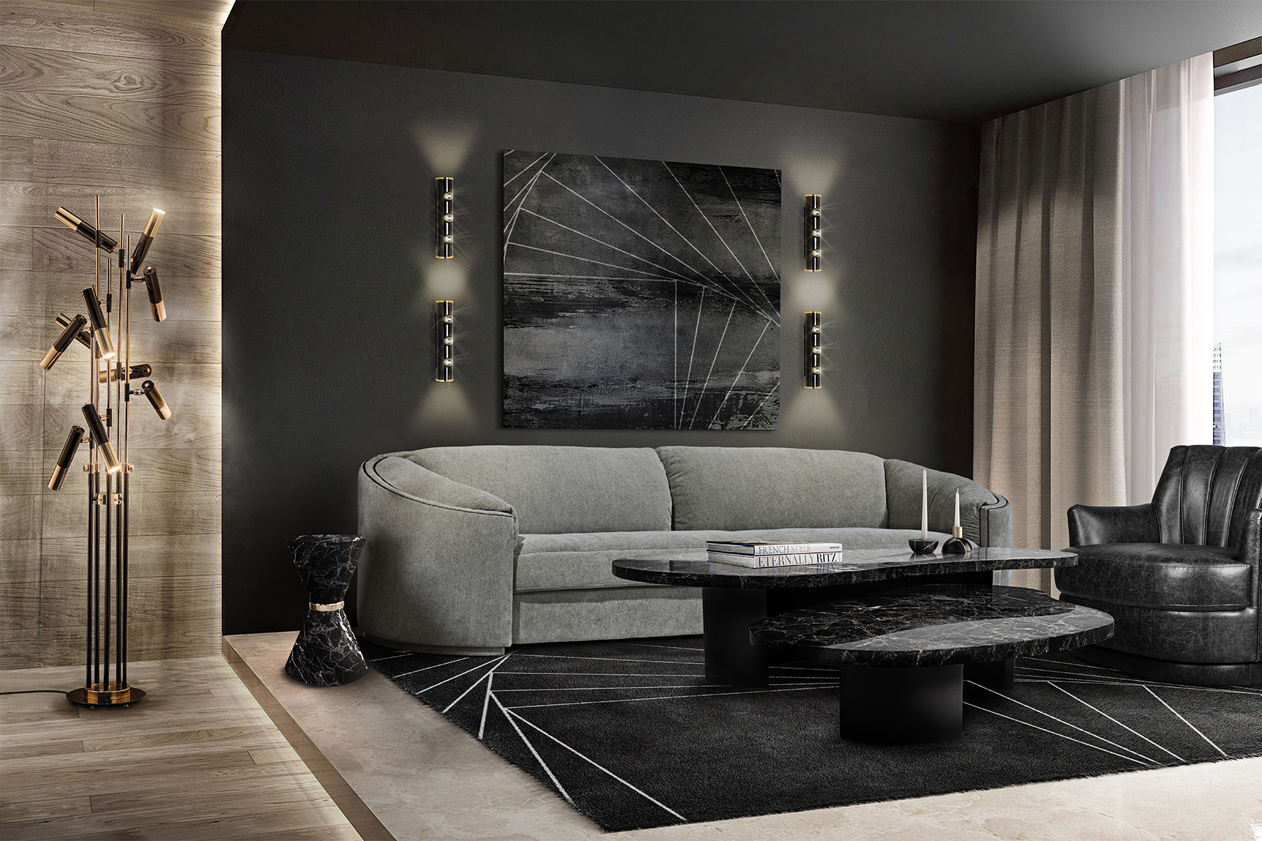 Charles 3 Wall Lamp