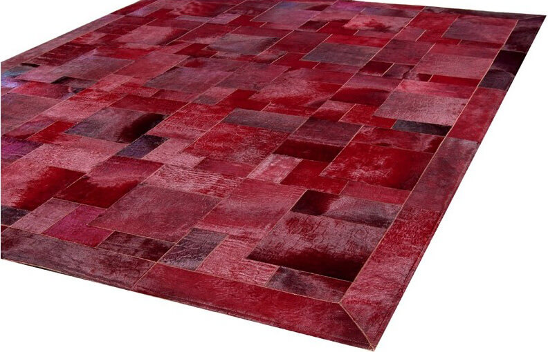 Puzzle col.6 Cowhide Rug