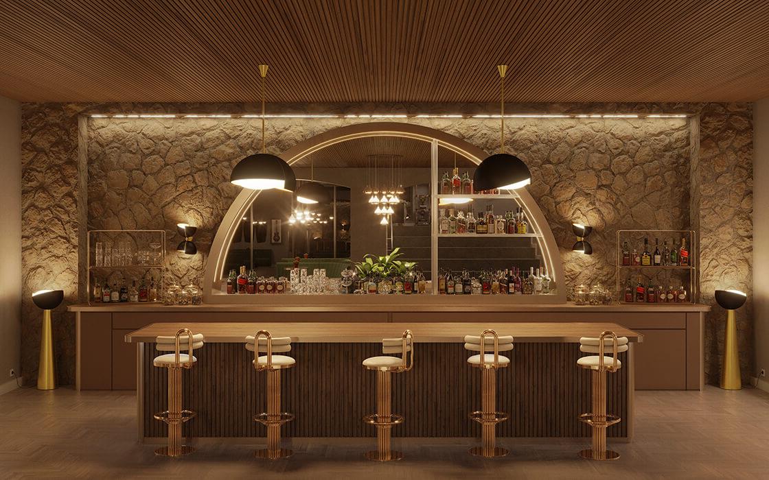 Kyra Crescent Bar Stool