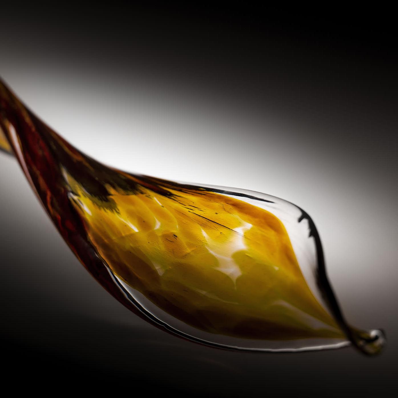 Venetian Glass Leaves 15-Light Pendant