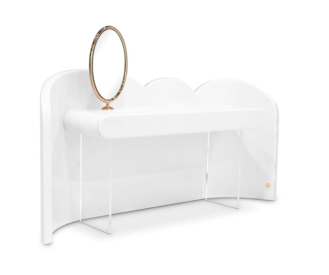 Dreamy Cloud White Dressing Table