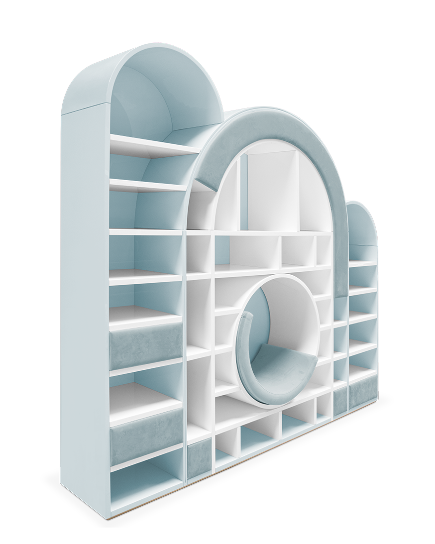 Sugar Rush Blue Children's Bookcase