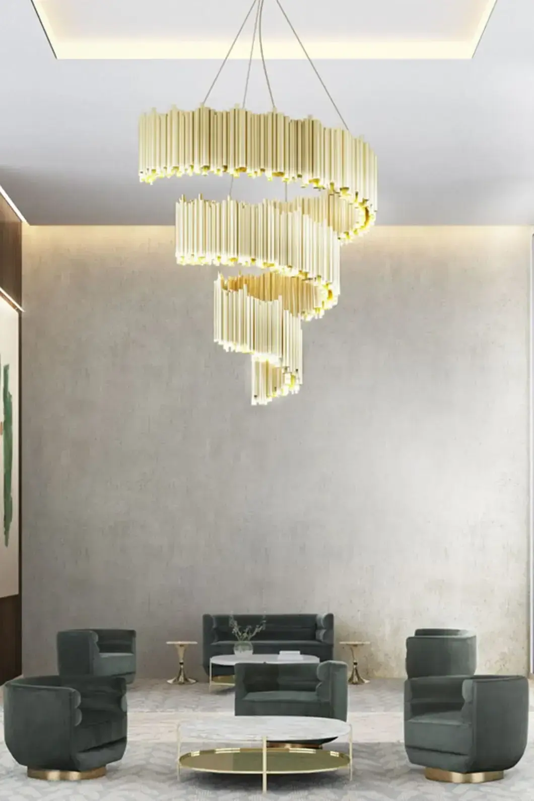 Unity Spiral Chandelier