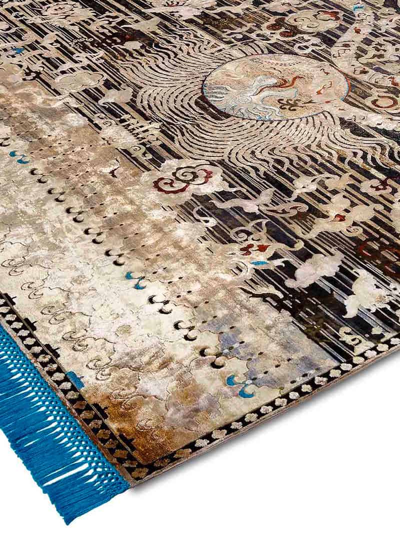 Dragon Hand-Knotted Rug ☞ Size: 274 x 365 cm