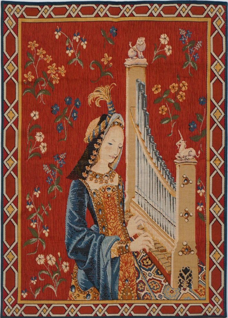 The Hearing with Border Tapestry