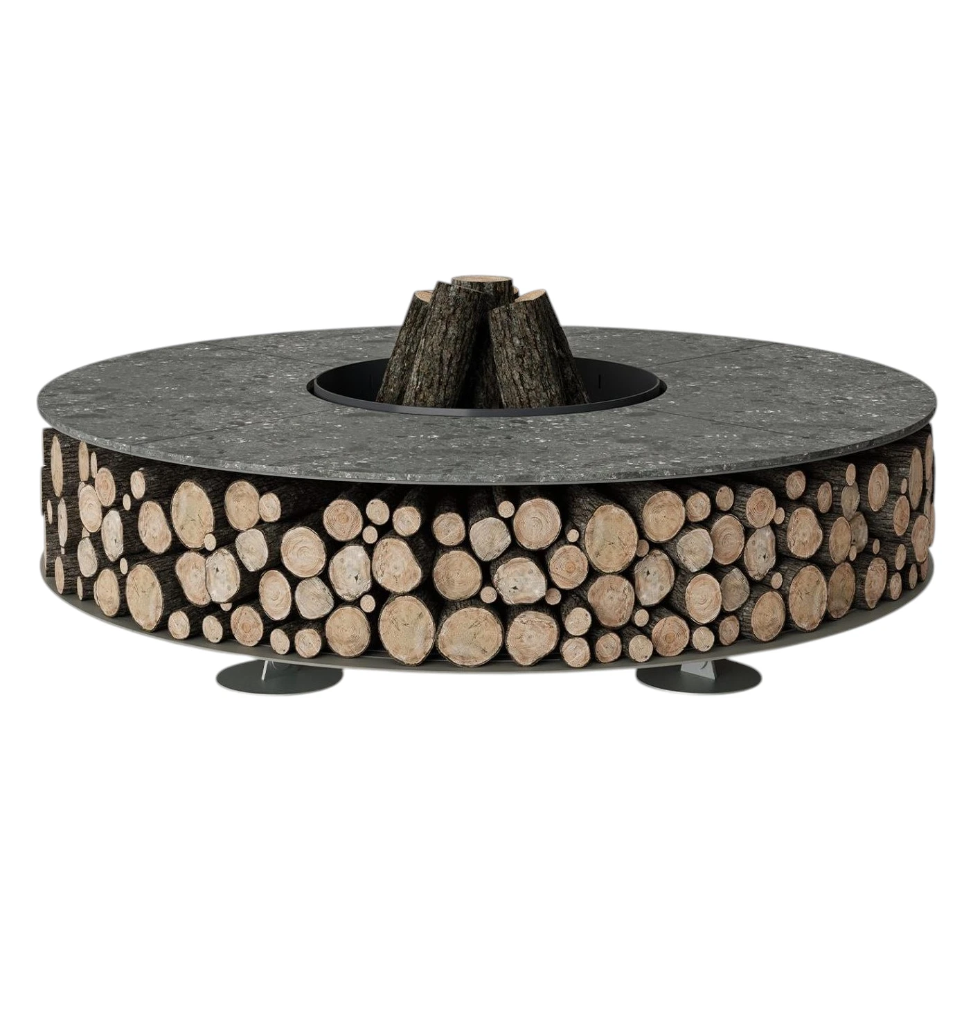 Zero Keramik Black Fire Pit