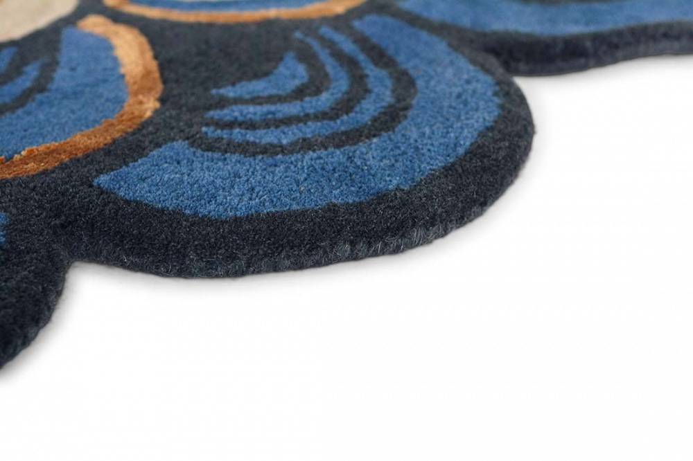 Masquerade Blue Circle 160008 Rug