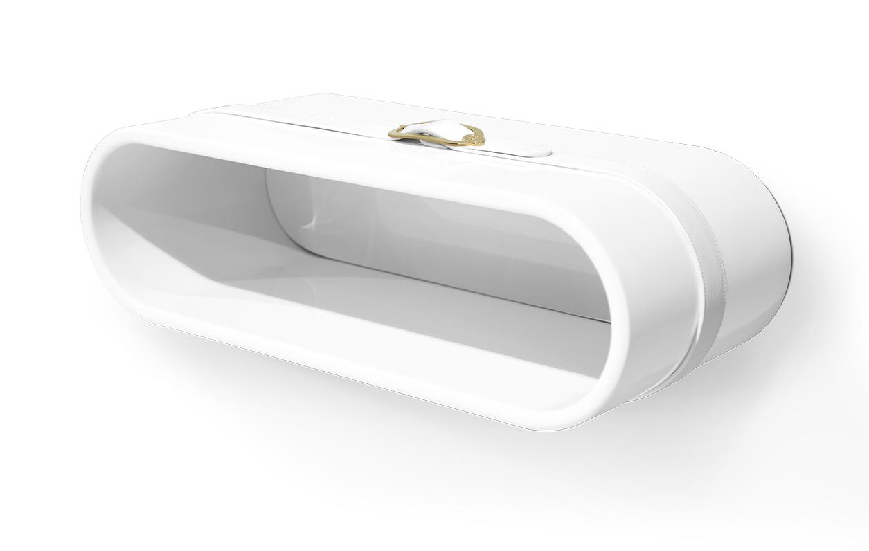 Floating Sky White Small Shelf