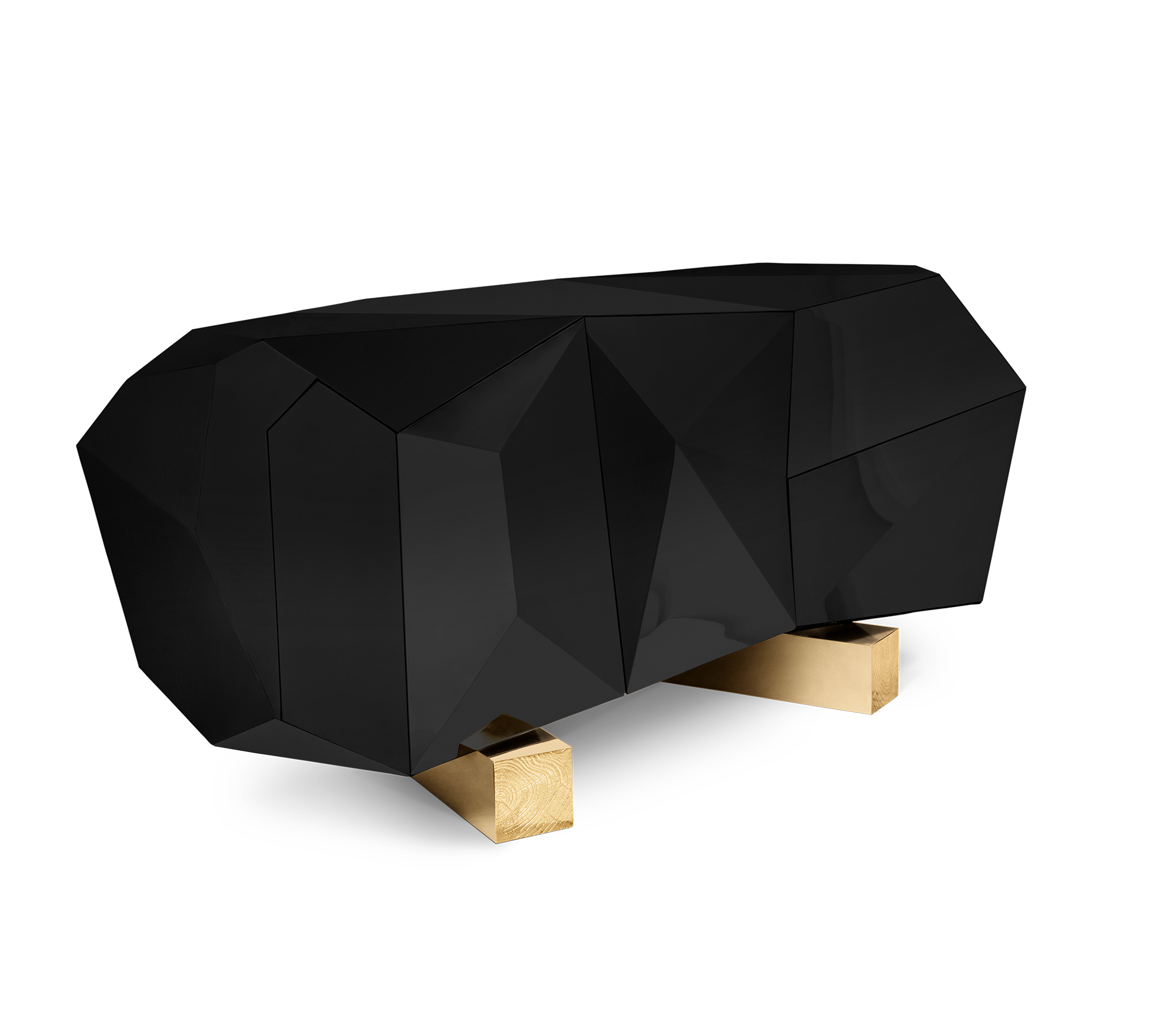 Prism 2 Black Designer Sideboard