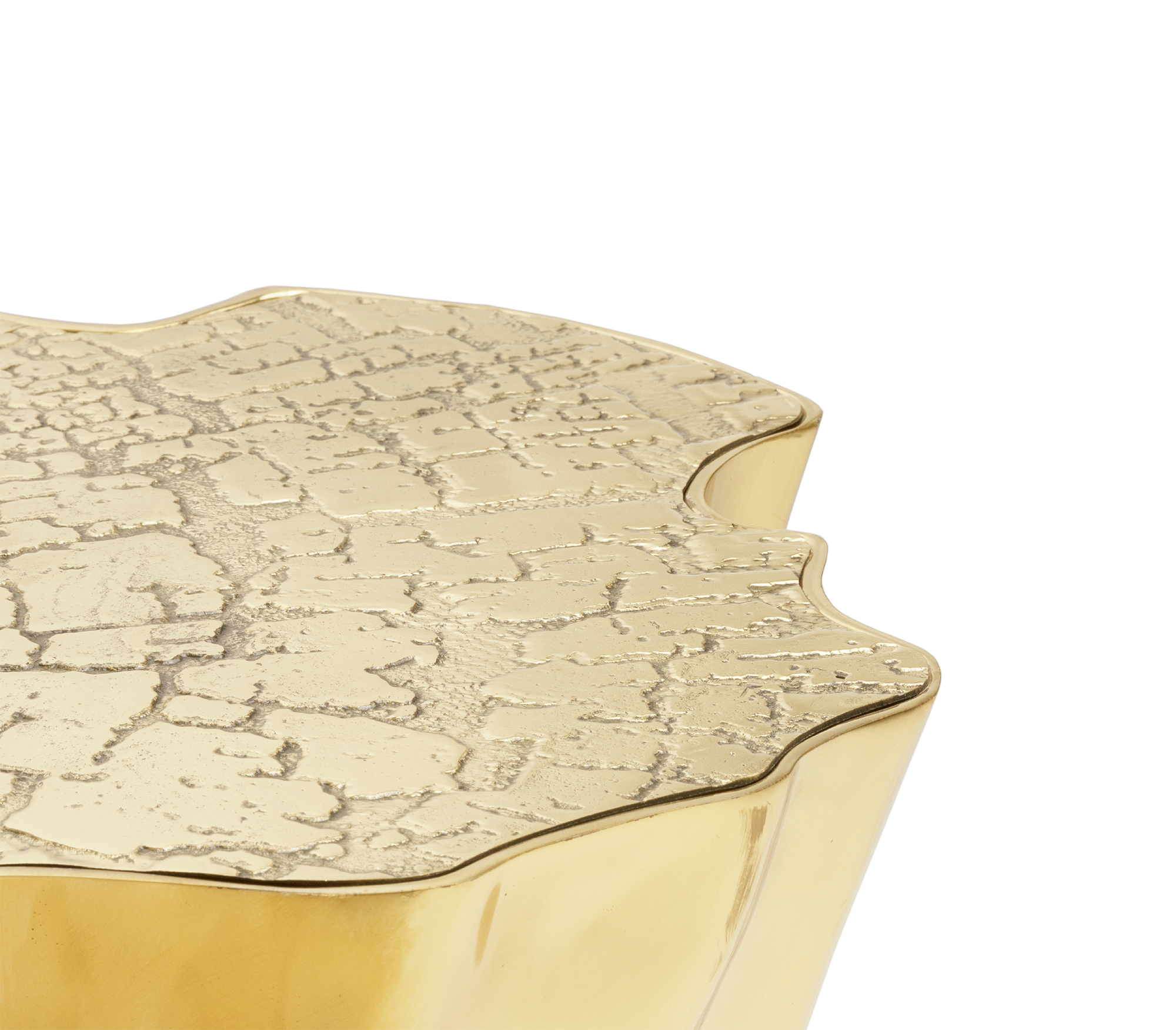 Paradise Gold Center Table | Dimensions: W 138 x D 95 x H 36 cm
