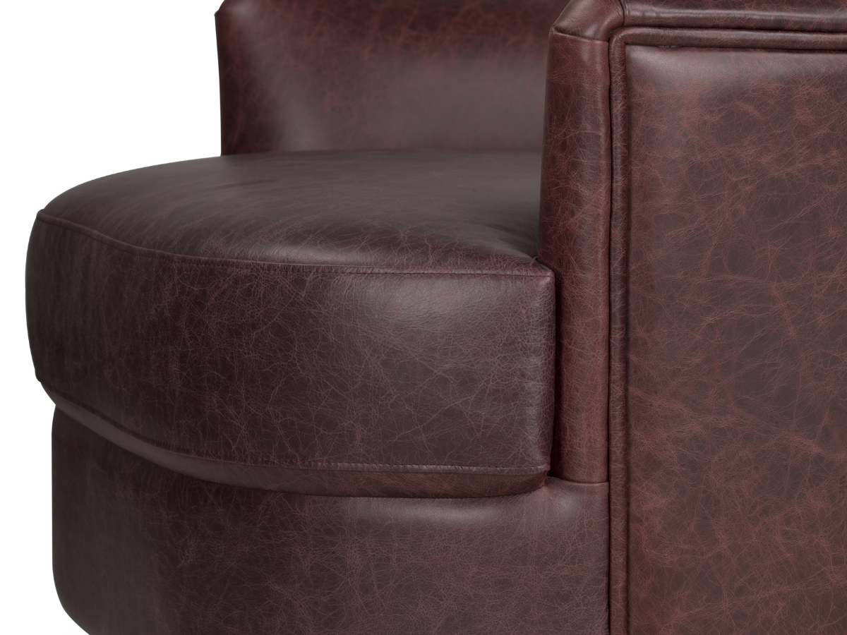 Luxe Leather Single Sofa