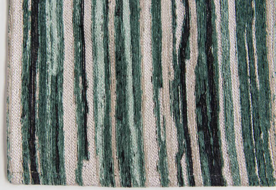 Green Stripes Rug ☞ Size: 80 x 150 cm