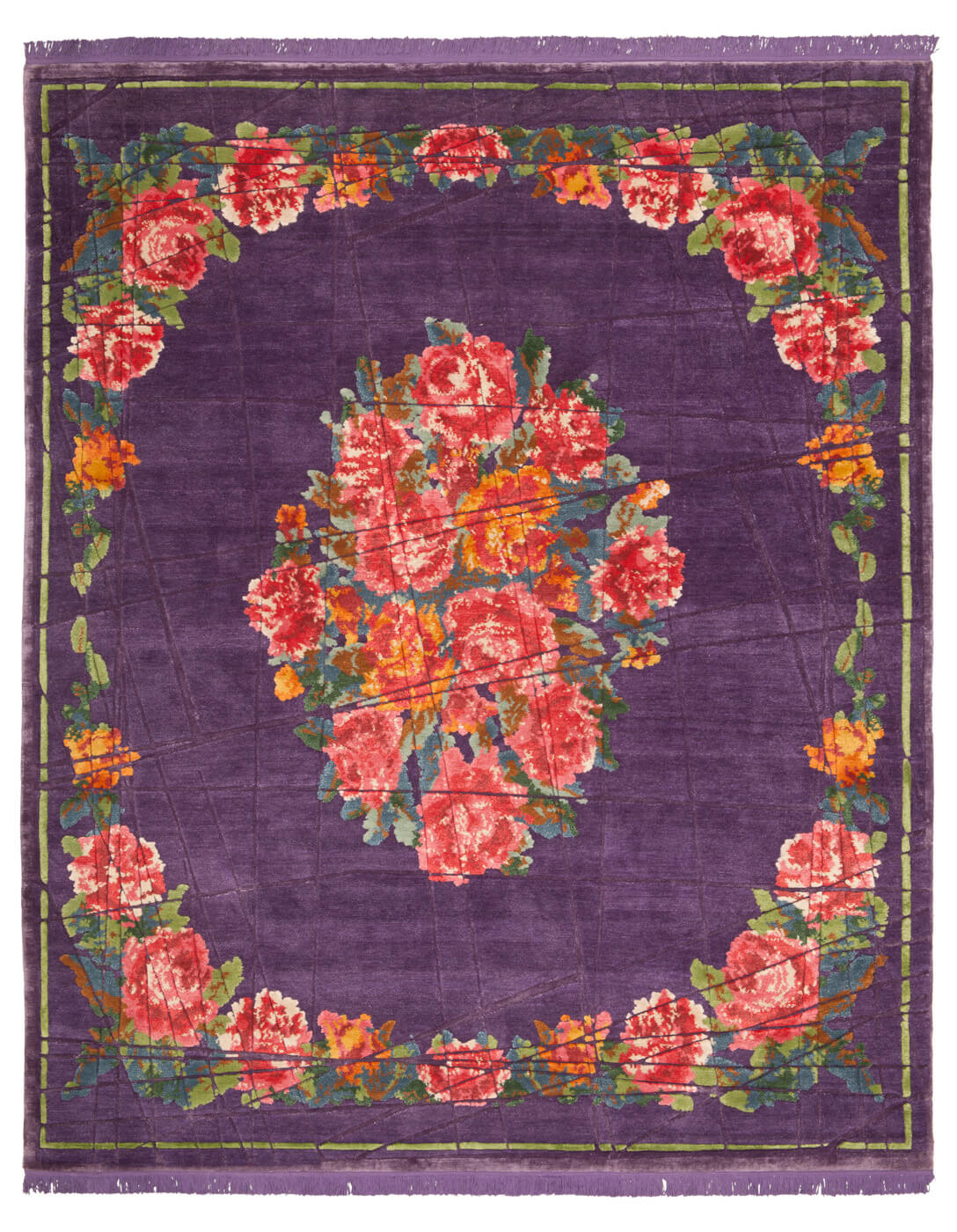 Sofianka Wrapped Purple Darkblue Rug